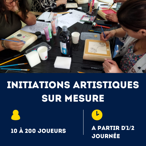 initiations artistiques sur mesure